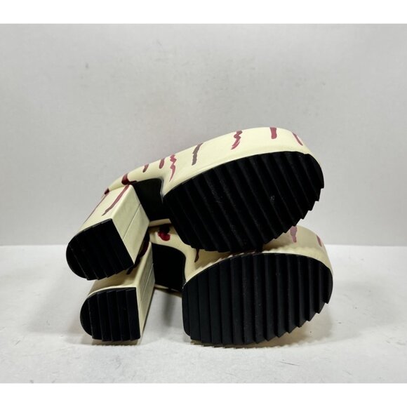 Dolls Kill Total Blood Bath Platform Lace Boots Goth Lolita Retro Women’s Sz 8 - Picture 7 of 9